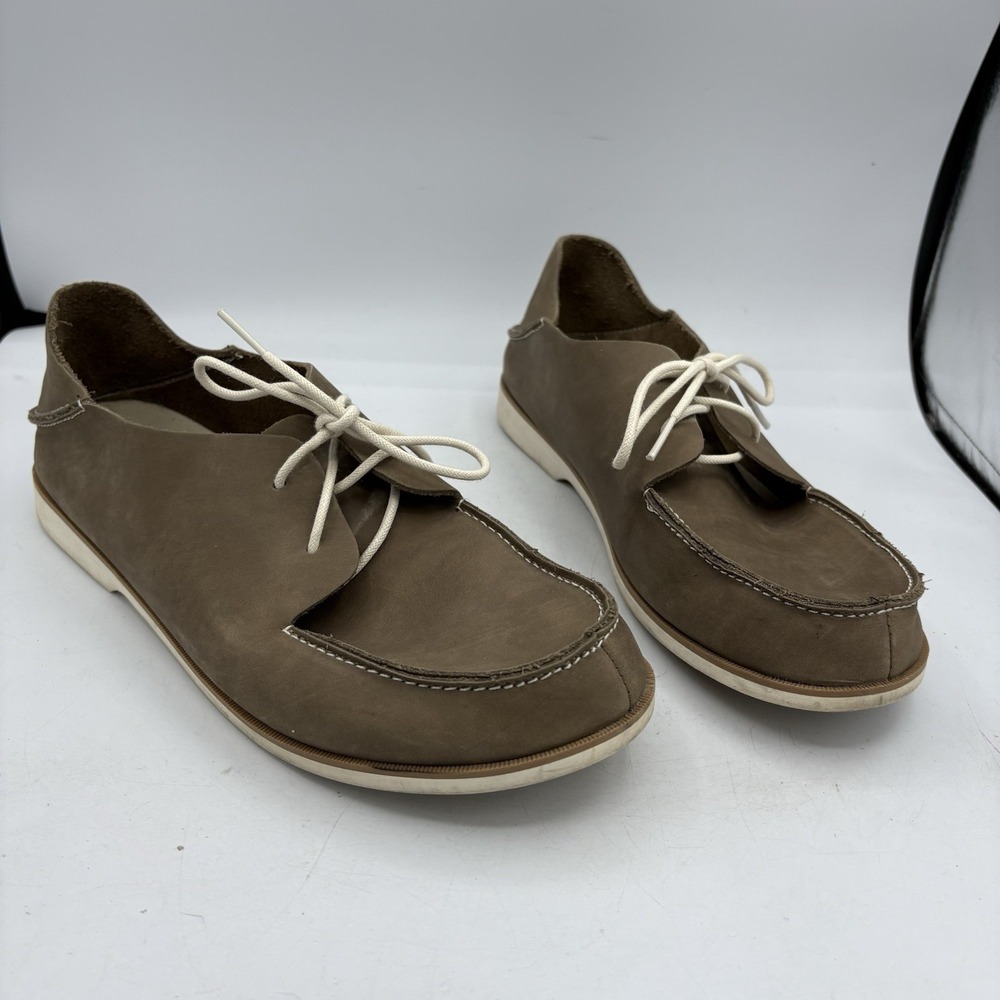 Olukai Shoes Mens Size‎ 11 Holokai Boat Brown Thin Leather